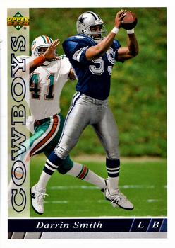 1993 Upper Deck Dallas Cowboys #D4 Darrin Smith Front