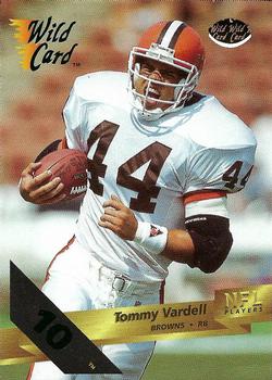 1993 Wild Card - 10 Stripe #41 Tommy Vardell Front