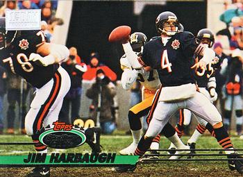 1993 Stadium Club - First Day Production/Issue #62 Jim Harbaugh Front