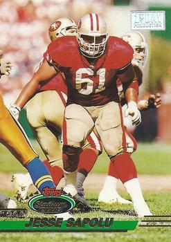 1993 Stadium Club - First Day Production/Issue #123 Jesse Sapolu Front