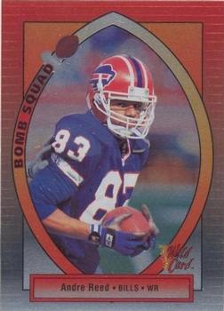 1993 Wild Card - Bomb Squad #17 Andre Reed Front