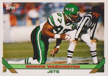 1993 Topps #139 Marvin Washington Front