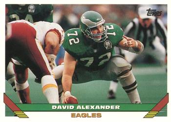 1993 Topps #543 David Alexander Front
