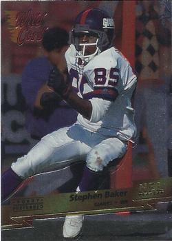 1993 Wild Card Superchrome #107 Stephen Baker Front