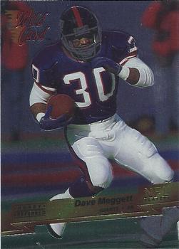 1993 Wild Card Superchrome #112 Dave Meggett Front