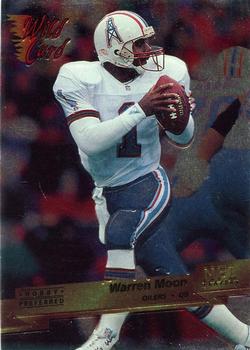 1993 Wild Card Superchrome #130 Warren Moon Front