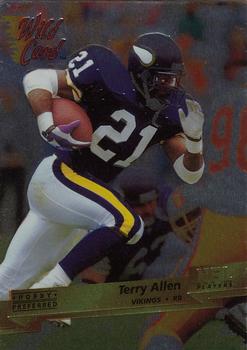 1993 Wild Card Superchrome #197 Terry Allen Front