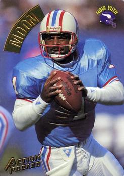 1994 Action Packed - Braille #40 Warren Moon Front