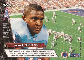 1993 Ultra #165 Brad Hopkins Back