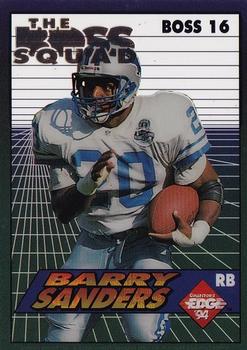 1994 Collector's Edge - The Boss Squad Silver #16 Barry Sanders Front