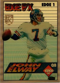 1994 Collector's Edge - Edge F/X Gold Shield #1 John Elway Front