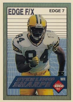 1994 Collector's Edge - Edge F/X Silver Letters #7 Sterling Sharpe Front