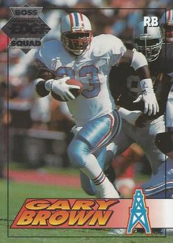 1994 Collector's Edge - Boss Squad Silver #84 Gary Brown Front