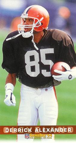 1994 GameDay #77 Derrick Alexander Front