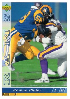 1993 Upper Deck #413 Roman Phifer Front