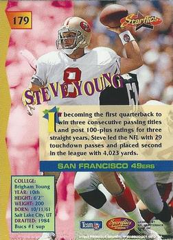 1994 Sportflics - Artist's Proofs #179 Steve Young Back