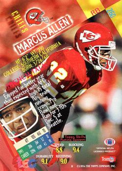 1994 Stadium Club - Super Teams Super Bowl XXIX #260 Marcus Allen Back
