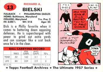 1994 Topps Archives 1957 - Gold #13 Dick Bielski Back