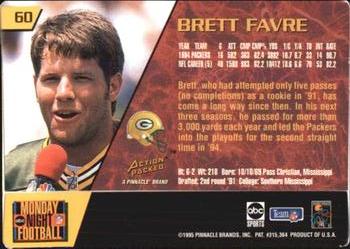 1995 Action Packed Monday Night Football #60 Brett Favre Back