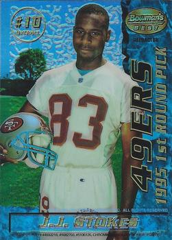 1995 Bowman's Best - Double Finest Mirror Images Draft Picks Refractors #10 Jamir Miller / J.J. Stokes Back