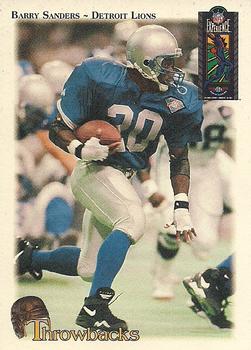 1995 Classic NFL Experience - Throwbacks #T9 Barry Sanders Front