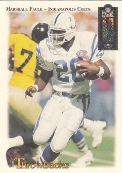 1995 Classic NFL Experience - Throwbacks #T12 Marshall Faulk Front
