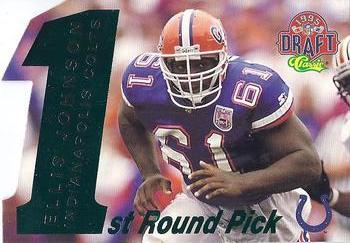 1995 Classic NFL Rookies - Die Cuts #15 Ellis Johnson Front