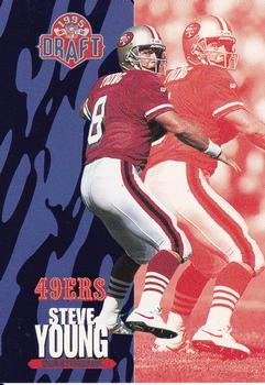 1995 Classic NFL Rookies - Draft Review #15 Steve Young Front