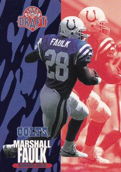1995 Classic NFL Rookies - Draft Review #16 Marshall Faulk Front