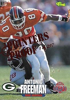 1995 Classic NFL Rookies - Printer's Proofs #71 Antonio Freeman Front