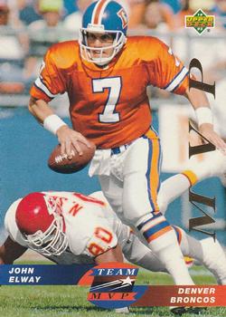 1993 Upper Deck - Team MVP #TM4 John Elway Front