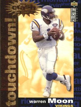 1995 Collector's Choice - You Crash the Game Gold Touchdown! Exchange #C8 Warren Moon Front