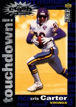 1995 Collector's Choice - You Crash the Game Silver Touchdown! Exchange #C21 Cris Carter Front