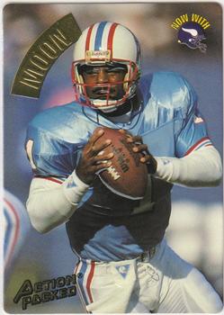 1994 Action Packed #40 Warren Moon Front