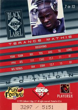 1995 Collector's Edge - Black Label Quantum Motion #7 Terance Mathis Back