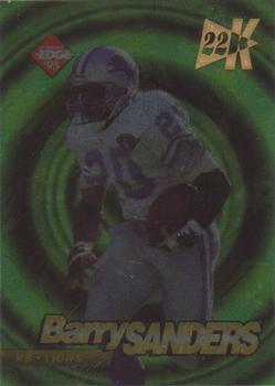 1995 Collector's Edge - EdgeTech 22K Gold #23 Barry Sanders Front