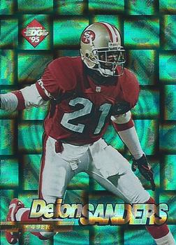 1995 Collector's Edge - EdgeTech Circular Prisms #8 Deion Sanders Front