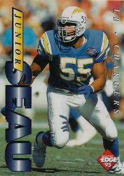 1995 Collector's Edge - Junior Seau Promos #4 Junior Seau Front