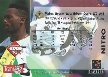 1995 Collector's Edge - Nitro 22K #139 Michael Haynes Back