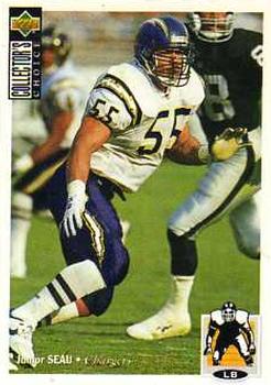 1994 Collector's Choice #186 Junior Seau Front