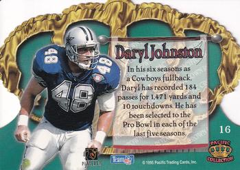 1995 Pacific Crown Royale - Blue Holofoil #16 Daryl Johnston Back