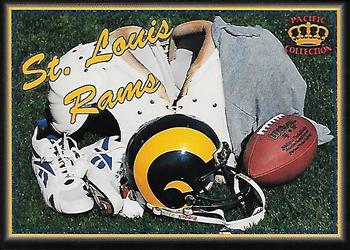 1995 Pacific Prisms - Team Uniforms #28 St. Louis Rams Front
