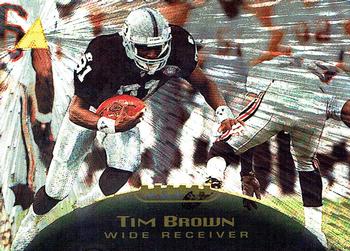 1995 Pinnacle - Trophy Collection #24 Tim Brown Front