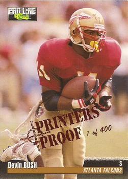 1995 Pro Line - Printer's Proofs #101 Devin Bush Front