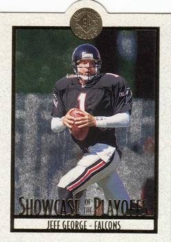 1995 SP Championship - Playoff Showcase Die Cuts #PS10 Jeff George Front