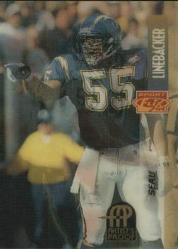 1995 Sportflix - Artist's Proofs #11 Junior Seau Front