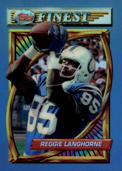 1994 Finest - Refractors #68 Reggie Langhorne Front