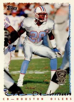 1995 Topps - Carolina Panthers #355 Cris Dishman Front