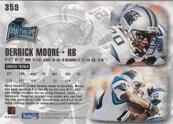 1995 Ultra - Gold Medallion #359 Derrick Moore Back