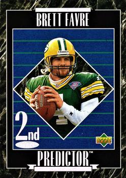 1995 Upper Deck - Predictors Exchange: League Leaders #RP6 Brett Favre Front